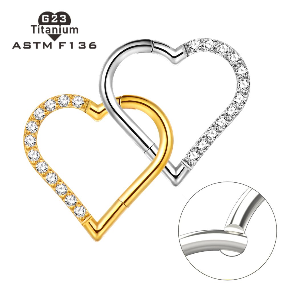 Heart Pavé Stud